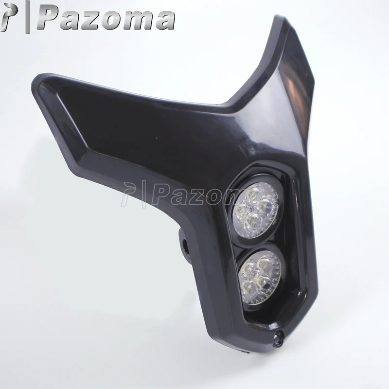 Двойная светодиодная фара для мотоцикла Kawasaki Suzuki Yamaha Ducati 12 В MR16 4 Вт * 2