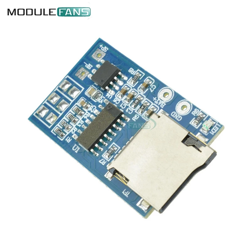 Плата mp3 декодера с TF картой GPD2846A 2 Вт модуль усилителя для модуля питания Arduino GM