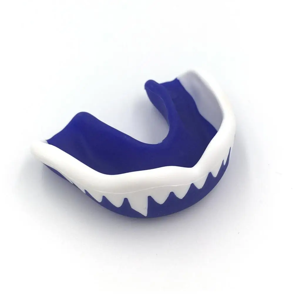 Защита для полости рта зубы резинки щит Муай Тай Бокс регби бой Баскетбол Футбол Спорт зубы Защита ортодонтический фиксатор - Цвет: Blue