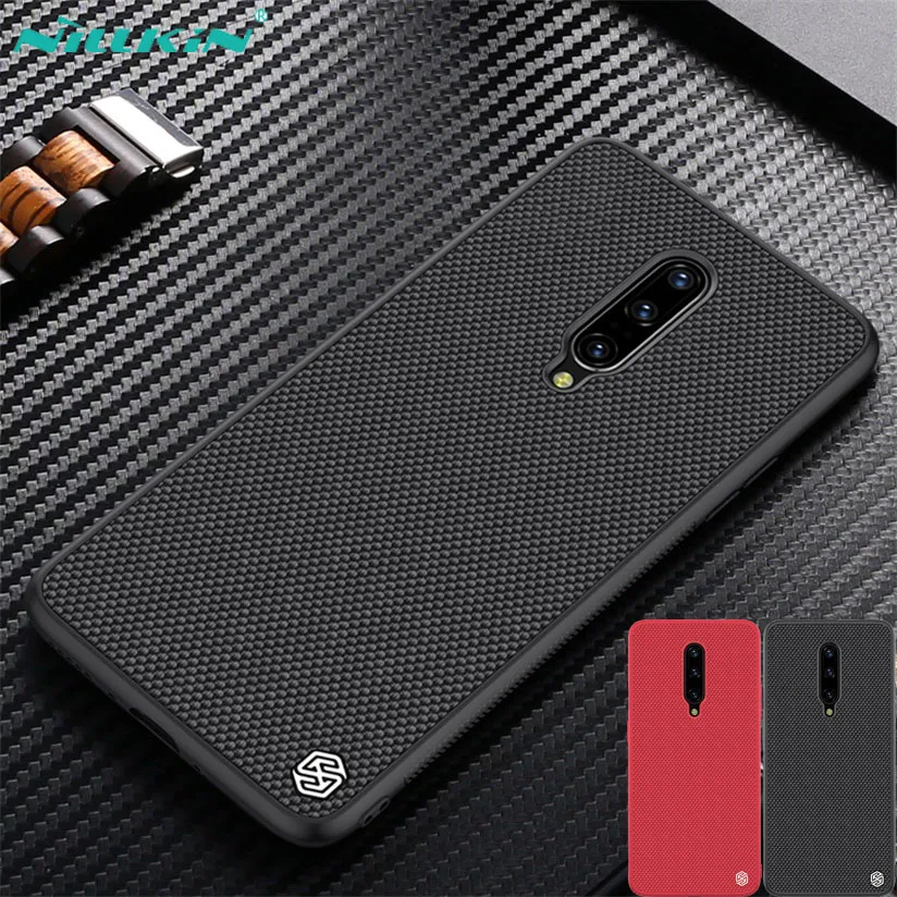 

For OnePlus 7 Pro Case OnePlus7 6T Cover NILLKIN Textured Nylon fiber case Thin and light Phone back cover For OnePlus 7Pro case