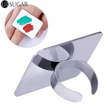 1 шт. Палитра-дисплей для ногтей Палитра палец кольцо пластина акриловый УФ гель польский крем основа, смешивание маникюр Дизайн ногтей DIY инструмент Макияж