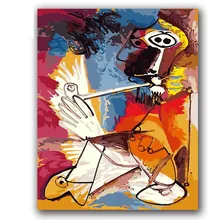 Diy картина маслом по номерам картины Пикассо абстрактные картины на музыкальную тему краски с комплектами пакет для Декор гостиничного номера