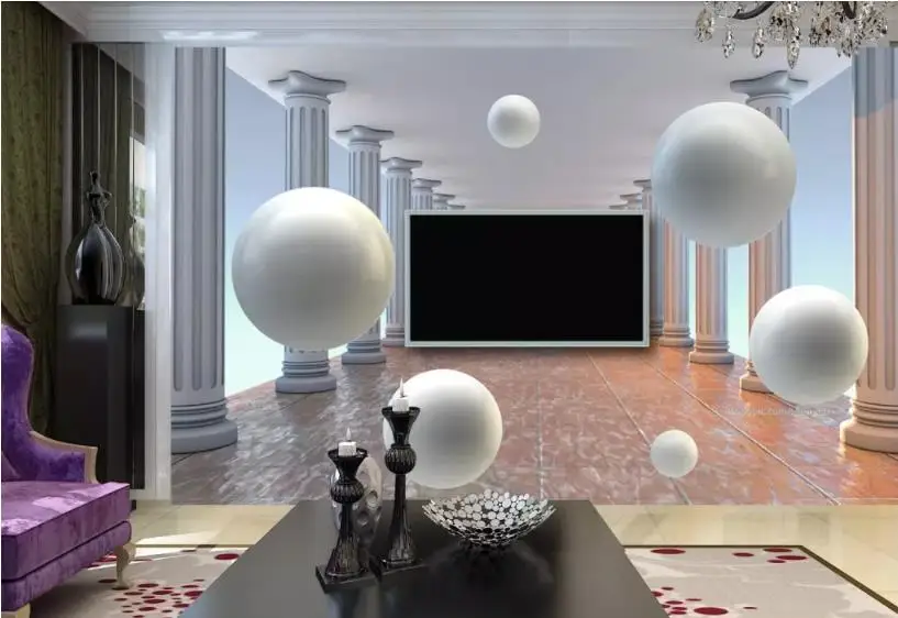 

Custom 3D wallpaper Ball photo wall mural For Living Room Bedroom 3d stereoscopic wallpaper home decor