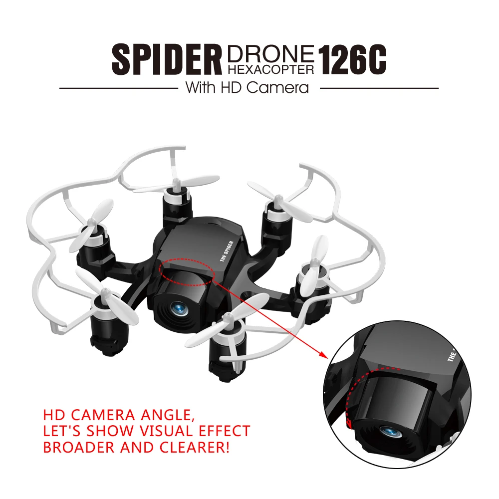 spider drone with camera