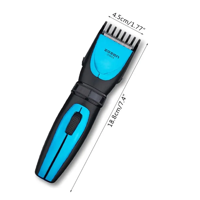 Электрическая машинка для стрижки волос с USB зарядкой, триммер для волос, бритва, Беспроводная Бритва, низкий уровень шума, триммер для взрослых и детей