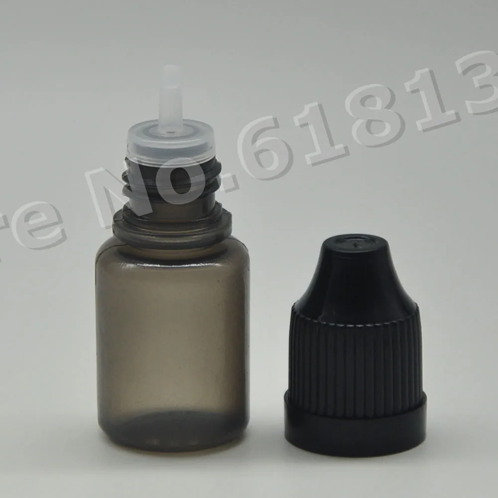 

15000pcs 5 ml plastic dropper black bottle 5ml sample bottles, with childproof cap