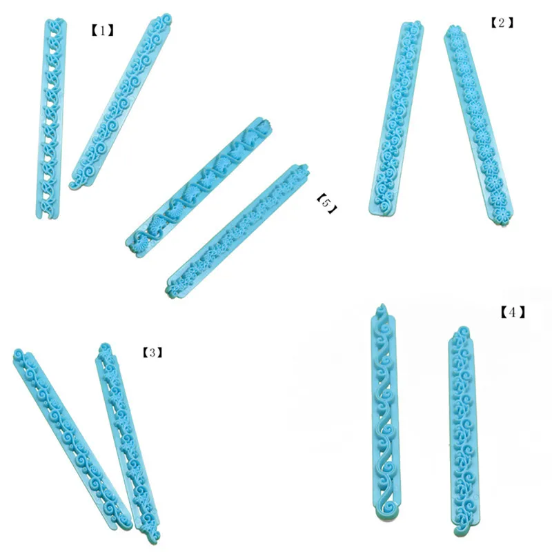 3D Кружева Веревка силиконовая цепь торт границы формы кекс инструменты для украшения тортов из мастики конфеты шоколадные формы для мастики