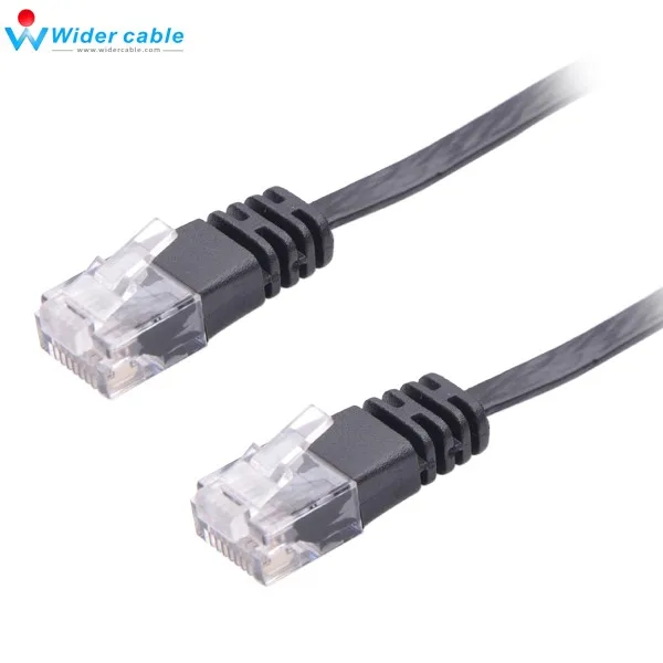 Ultra Flat CAT6 Cable Black Color 1