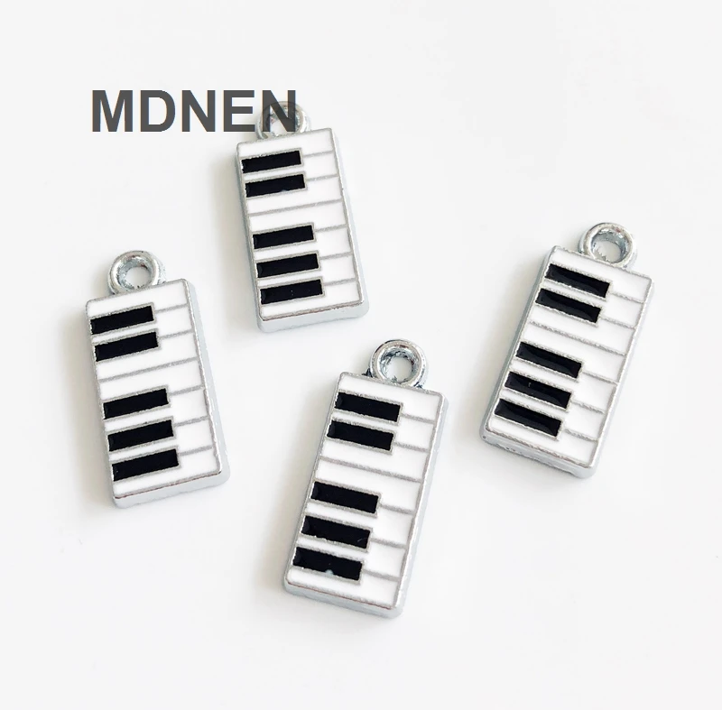 

Free Shipping!10PCS Enamel Piano Pendant Fit Phone Strips Wristband Belt Tags Collar Tags keychain