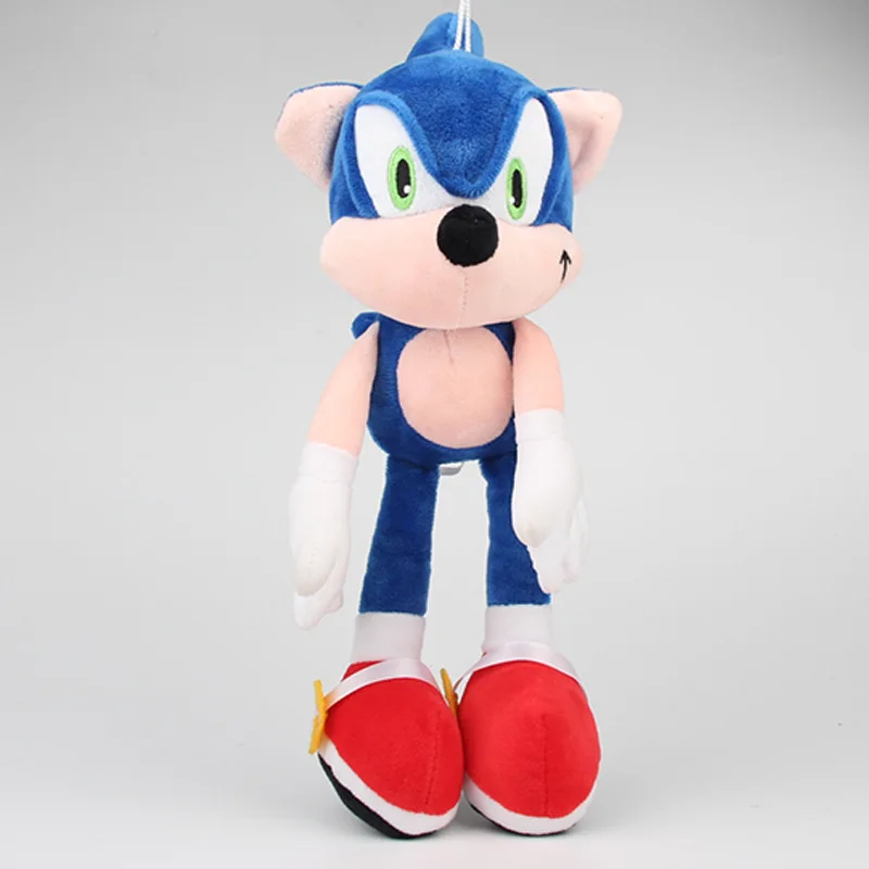 

shang ji x 1pcs 30cm Sonic Plush Toys Doll Blue Sonic The Hedgehog Plush Soft Stuffed Toys for Kids Children Christmas Gifts