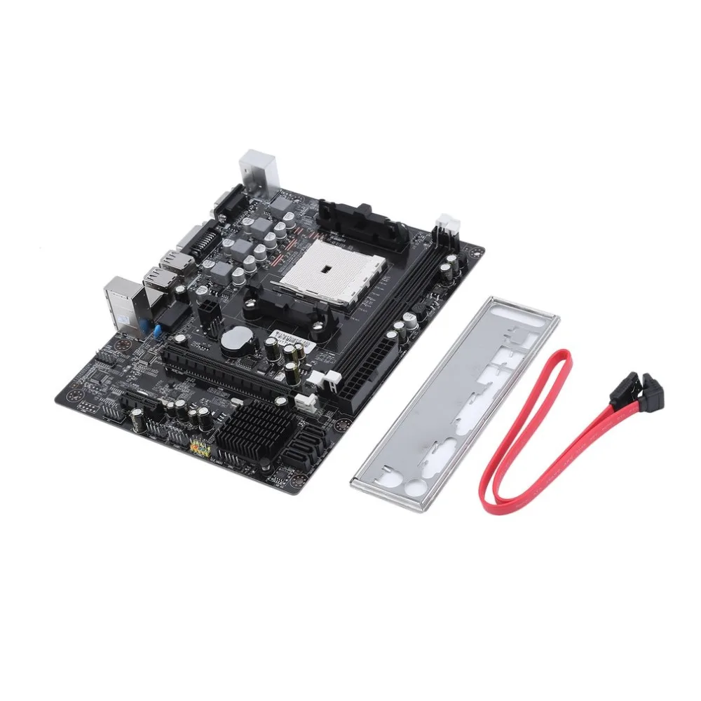 

A55-FM1 Desktop Computer Mainboard Motherboard CPU Interface RTL8105E Upgrade DDR3 Memory Support 16GB Desktop Drop Shipping