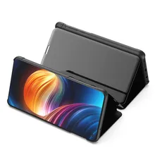 Drop Protection Cover For OnePlus7Pro Plated Mirror Leather Case 1+7 Mobile Phone Case Plus 6T Flip Cover 1+6 Mobile Phone Case