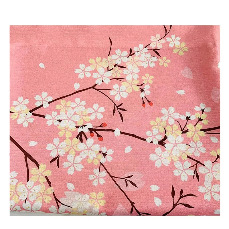 Japan Beimen Road Shower Curtain Cherry Blossom Japanese Fabric Printing Curtain Tapestry