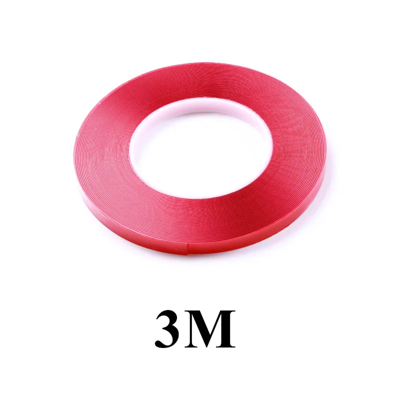 Nail Art 3M Double Sided Adhesive Super Strong Transparent Acrylic Foam Adhesive Tape Acrylic sheet Fake nail practice Sticker - Цвет: double-sided tape