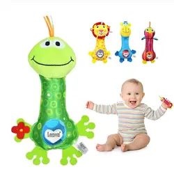 Милые плюшевые игрушки-погремушки для детей, подарок для новорожденных, 4 стиля, слон, 0-12 месяцев
