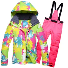 2019 Ski Suit Women Set Windproof Waterproof Warmth Clothes Jacket Ski Pants Snow Clothes Winter Skiing And Snowboarding Suits winter ski suit women new 2018 high quality ski jacket pants snow warm waterproof windproof skiing snowboarding suits brands