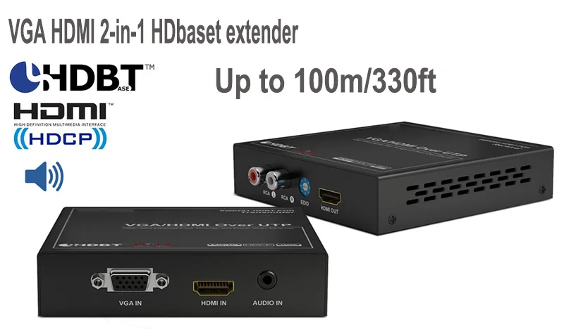 HDBaseT HDMI удлинитель 4 к X 2 3D HDBaseT HDMI ir удаленного удлинитель сетевого кабеля ретранслятор по RJ45 CAT5E/6 1,4 В до 70 м