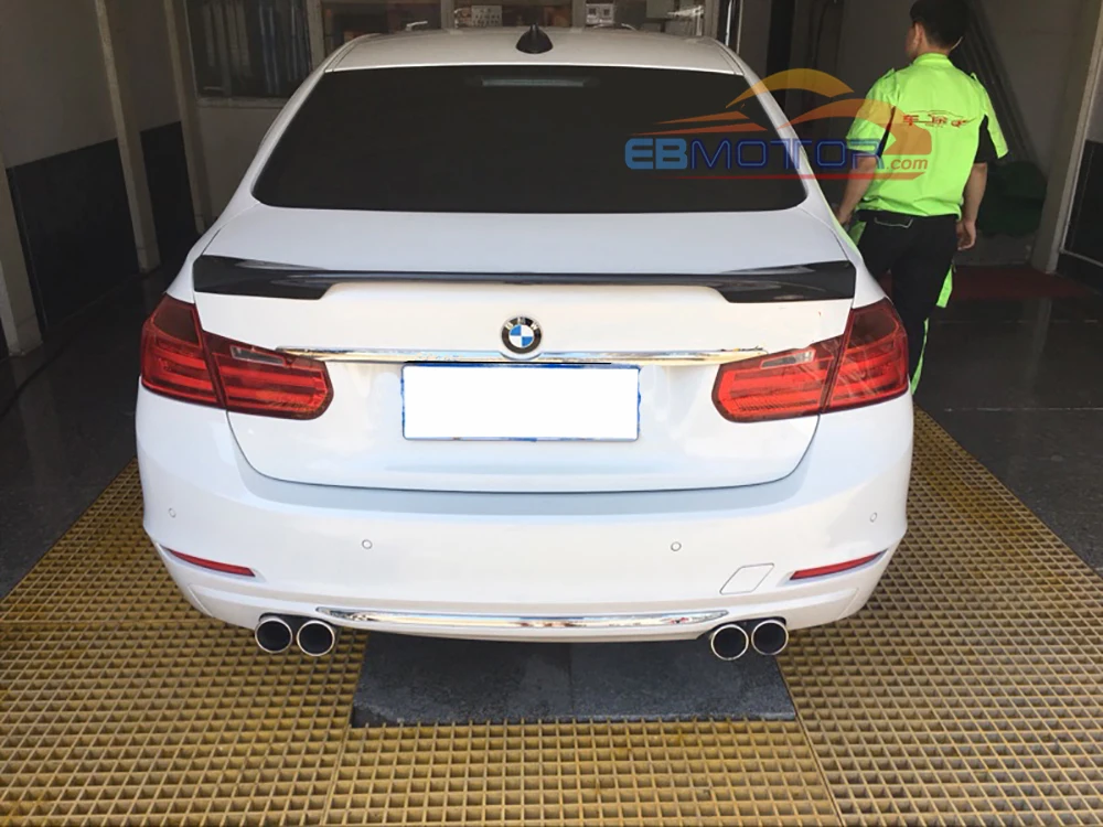 ebmotor-com KT style rear trunk lip spoiler for BMW 3-series F30 Sedan 2012UP 13