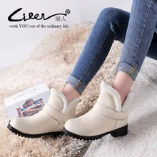 Big Size 34-48 Ankle Boots For Women 2019 Winter warm fur Snow Boots Flat Heels Platform Women Shoes Female Round Toe Boots Big Size 34-48 Ankle Boots For Women 2019 Winter warm fur Snow Boots Flat Heels Platform Women Shoes Female Round Toe Boots