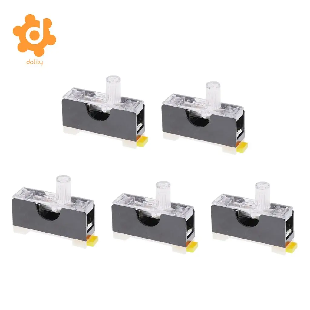 5 Pieces FS101 6*30mm 10A Fuse+ Indicator Light DIN RAIL Mounted Fuse Holder