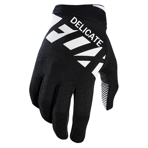 

NEW Delicate Fox Black White Gloves Motorcycle Off-Road Mountain Bike Cycling Racing Gloves MX DH MTB Gloves