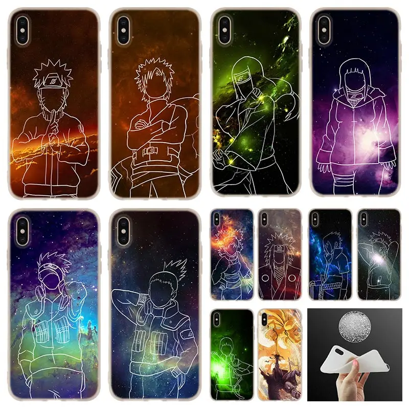 

For iphone x case Anime itachi uchiha Naruto design soft Phone Case cover For Apple iPhone 4 5 5S SE 6 6s 7 8 Plus XR XS Max