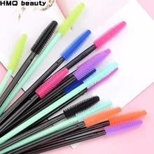 HMQ Einweg Silikon Gel Wimpern Pinsel Kamm Mascara Zauberstäbe Auge Wimpern Verlängerung Werkzeug Professional Beauty Make-Up Werkzeug Für Frauen