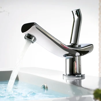 

Kitchen bathroom full copper faucet hot and cold water basin washbasin personality leader water tap wx5151652