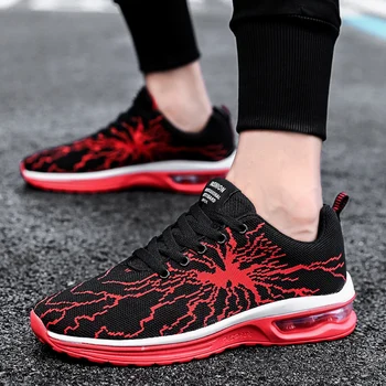 

Large Size 36-47 Fashion Men's Shoes Air Cushion Bounce Damping Sneakers Men Vulcanized Shoes Tenis Masculino Trampki Meskie