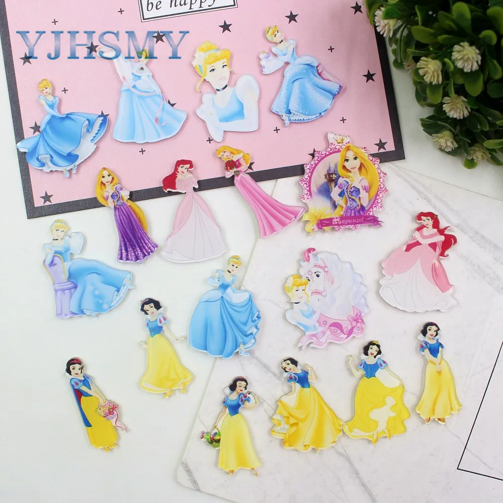 

YJHSMY BR0288,1pcs Flat back and brooch Acrylic cartoon badge cute decorative badge animal pin accessories
