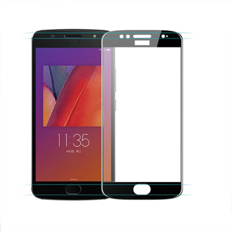 Изогнутое закаленное стекло с полным покрытием для Moto G5S защита экрана от царапин