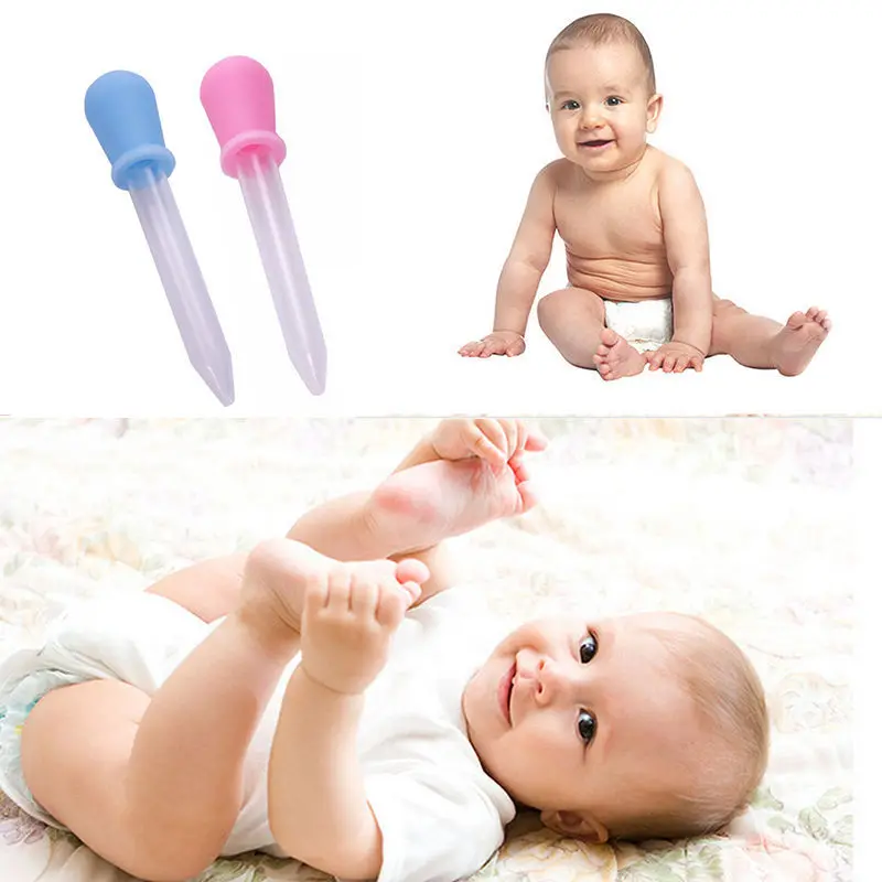 

Baby Toddler Silicone Plastic Feeding Medicine Liquid Eye Ear Pipette Dropper