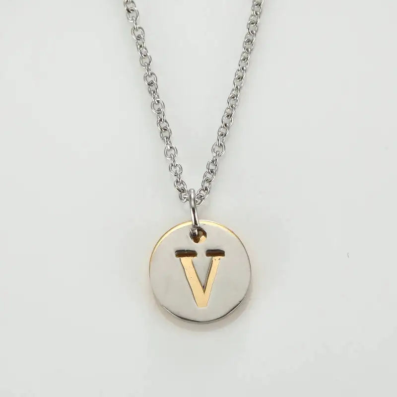 Capital Initial Necklace Women 