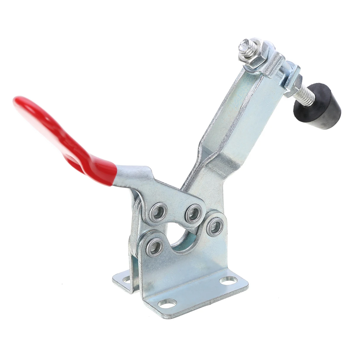 4pcs GH-201B Horizontal Toggle Clamp 90Kg 198Lbs Holding Capacity Quick Release Hand Tool Set