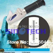 Sinotech ручная подсветка пищевая соленость 0-28% рефрактометр ZGRS-28ATC