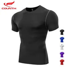 Мужские быстросохнущие футболки для спорта на открытом воздухе, бега, скалолазания, с коротким рукавом, одноцветные футболки, топы, рубашки, мужские футболки для тренажерного зала