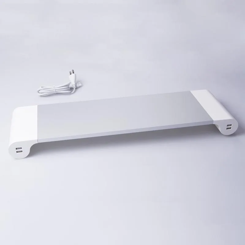 2019 Hot Aluminium Alloy Base Holder Smart 4 USB Port Charger Stand for PC Desktop Laptop For DOY
