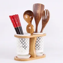 Бутылки, банки и коробки для хранения на кухне и организации керамические бамбуковые палочки для еды, стойка для хранения, кухонный Органайзер качество