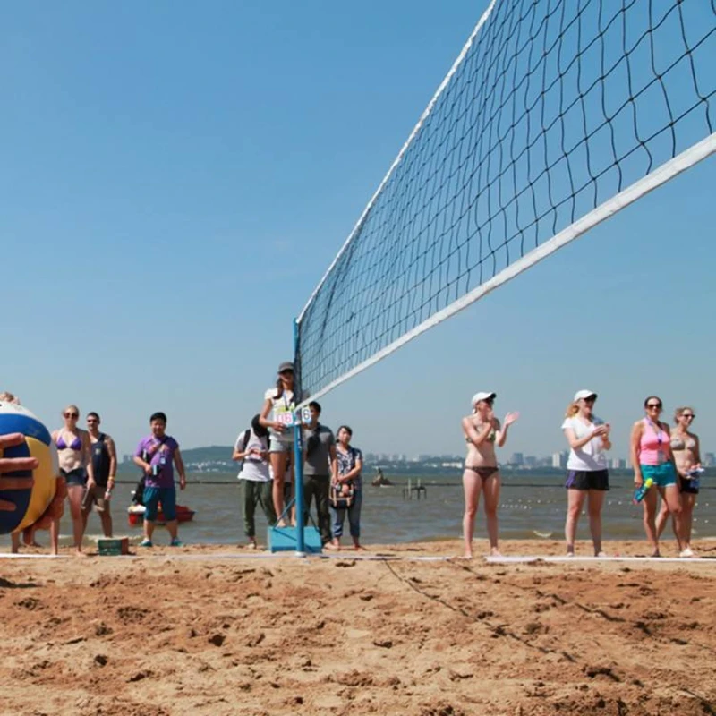 Универсальный Стиль 9,5x1 м Волейбол Чистая полиэтилен Материал Пляжный Волейбол Чистая 3