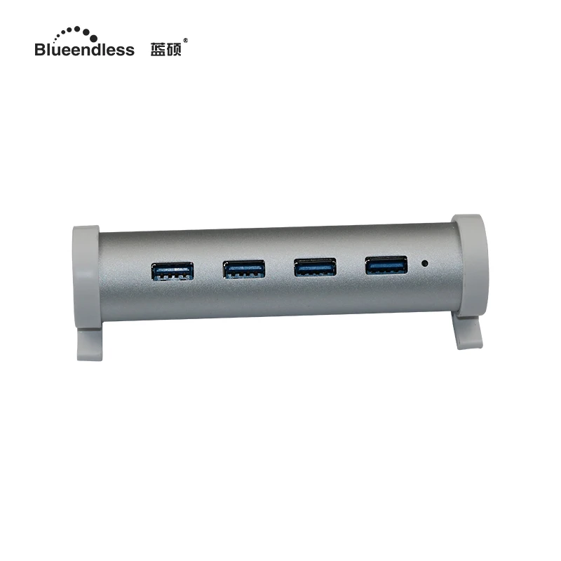 Высокоскоростной usb3.0 концентратор 4 usb-хаб Настольный Внешний usb 4 порта в 1 концентратор Алюминиевый usb разветвитель для мыши/клавиатуры/динамика H403U3