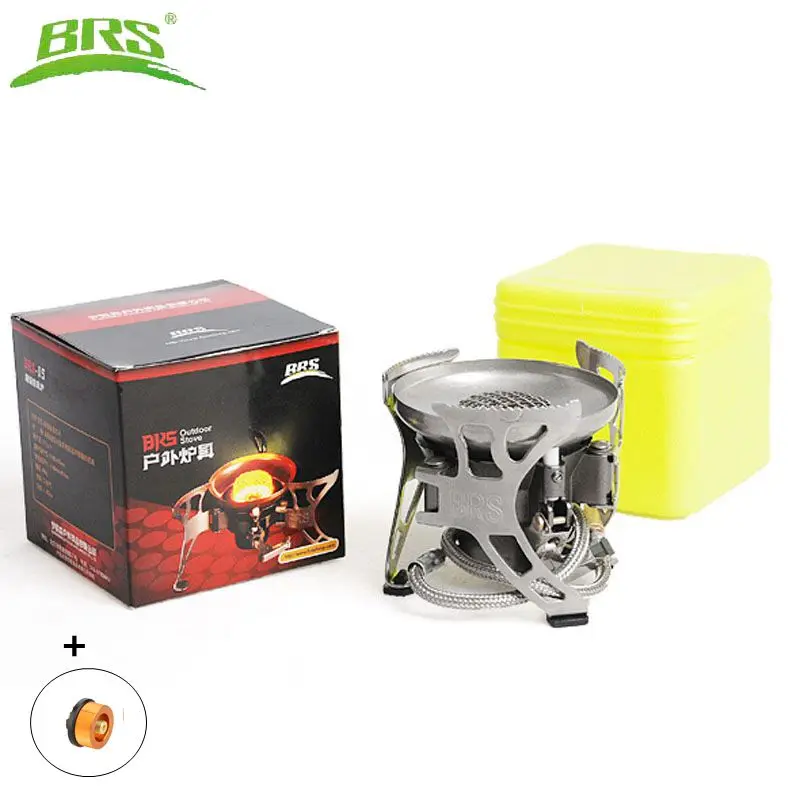 

BRS-15 Camping Gas Stove Ultralight Portable Collapsible Windproof Outdoor Gas Camp Stove Cookware for Picnic Camping Hiking