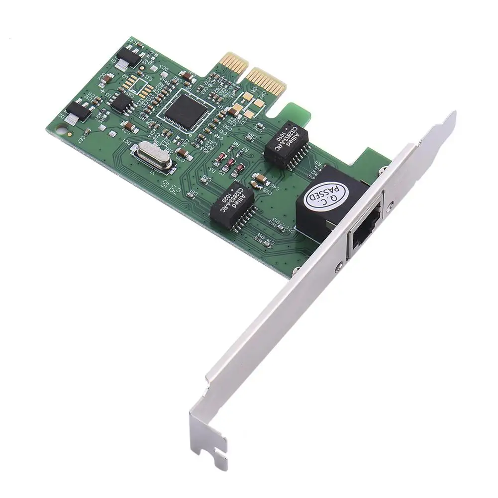 

PCI-E X1 Gigabit Ethernet Network Card Internal 1000Mbps PCI Express X1 to RJ45 Interface Adapter Gigabit Ethernet LAN Card PC