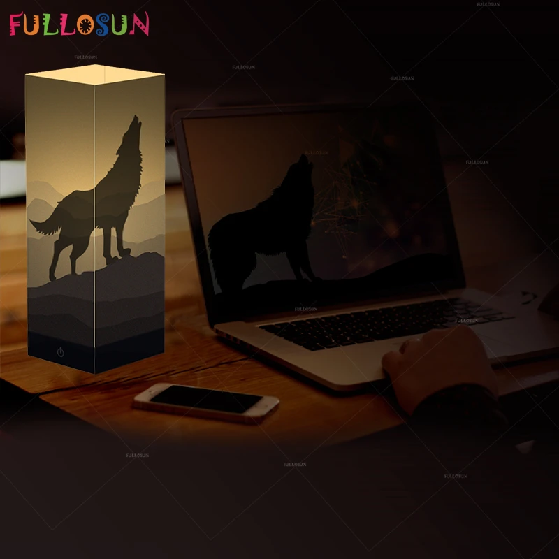 wolf floor lamp