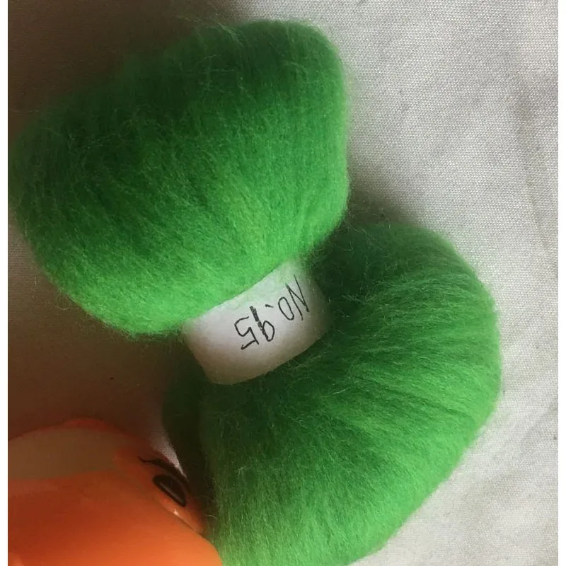 WFPFBEC 70s Australia COMBED 100% WOOL fiber merino diy wool for neddles felting roving 50g 100g 200g 300g 500g 1000g NO.95 | Дом и сад