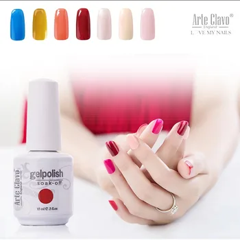 

Professional 15ml Arte Clavo 1361 Nail Color Gel Soak Off Nail Sticker UV Gel Polish Lacquer UV Nail Gel