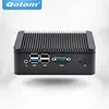 OEM/ODM fanless mini pc Qotom Q180P/Q190P with  celeron J1800/J1900 on board 1080P 4 serial port  dual lan multimedia player ► Photo 2/6