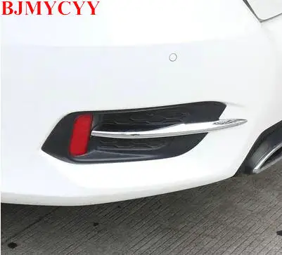 BJMYCYY для 2016 2017 HONDA CIVIC хромированный бампер бровей | Автомобили и мотоциклы