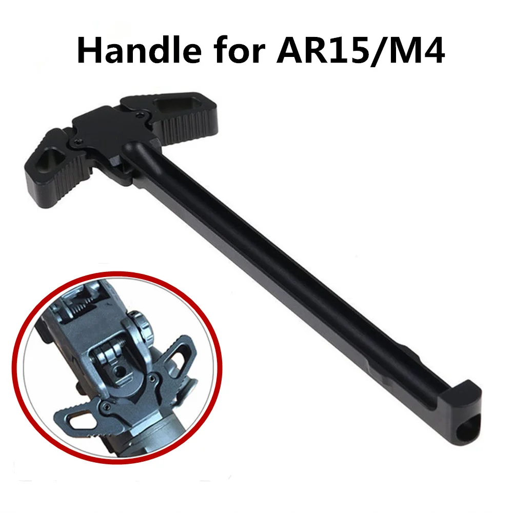 

Ansblue Loading Lever Dual Use Butterfly Pulling Handle Turning Charging Handle Kid Toy Accessories Outdoor sports pull