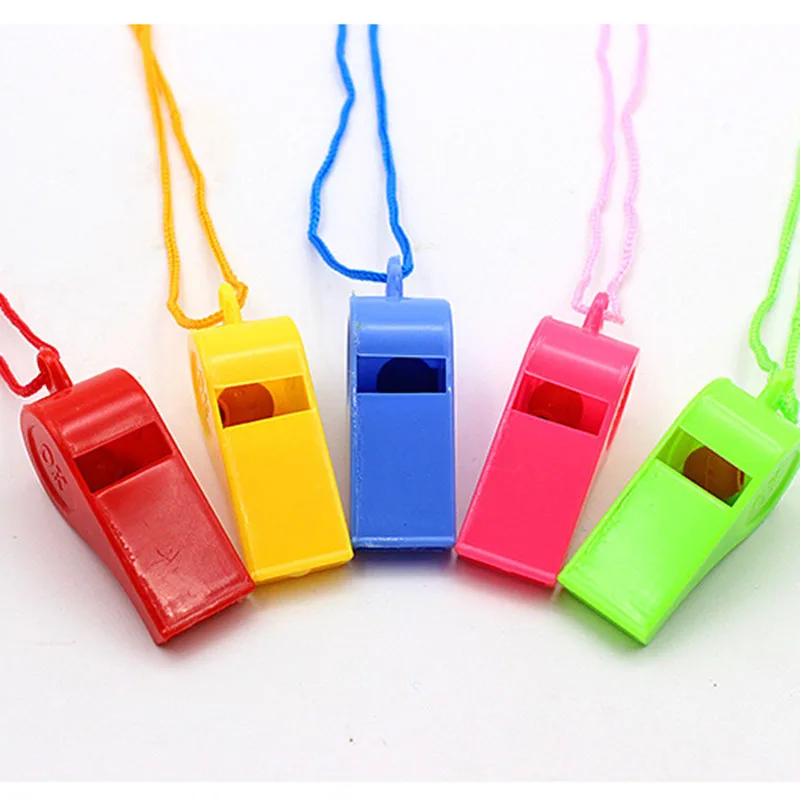 Colored plastic whistle Whistle Referee whistle Whistle Whistle
