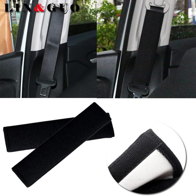 2pcs Comfortable Car Seat Belt Pads Harness Safety Shoulder Pad Strap